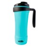 Taza térmica antiderrames, 470 ml, azul cielo con negro