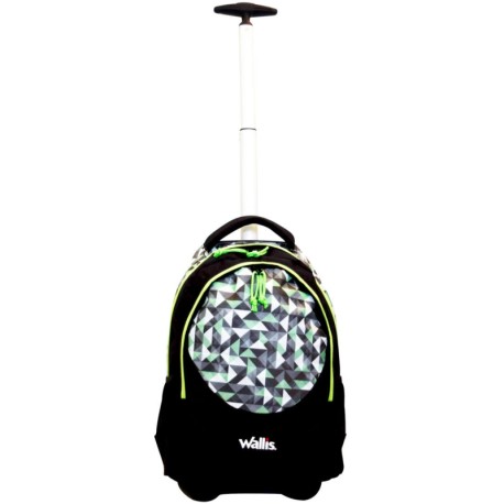 Mochila con ruedas y jaladera abatible, c